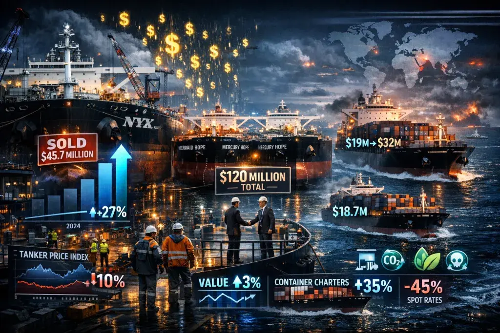 Tanker S&P Activity Surges 27% by Volume in 2025 Despite Softer Prices