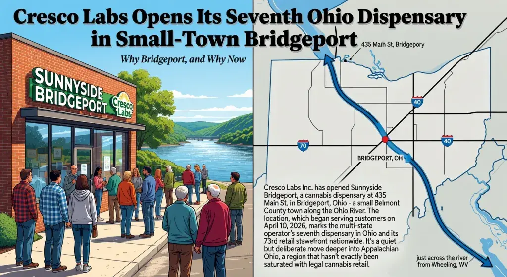 Cresco Labs Opens Its Seventh Ohio Dispensary in Small-Town Bridgeport