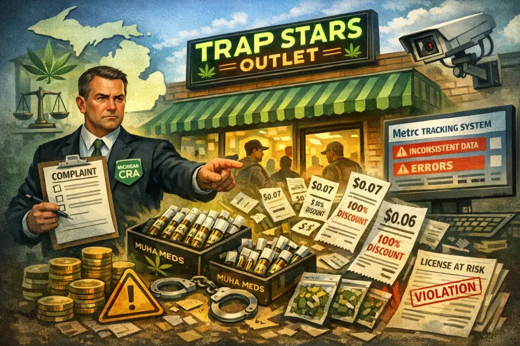 Michigan Regulator Files Complaint Against Trap Stars Outlet for Faulty Vape Sales Records